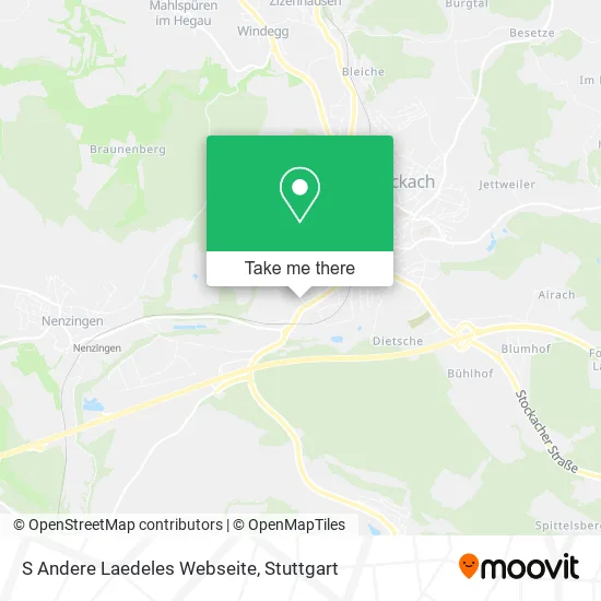 Карта S Andere Laedeles Webseite