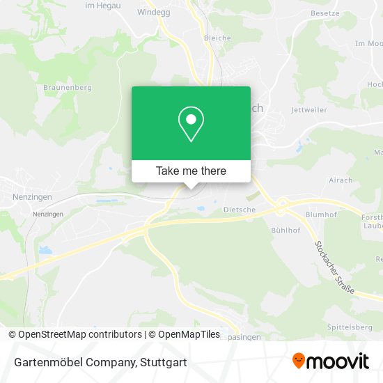 Gartenmöbel Company map