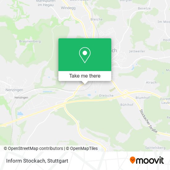 Карта Inform Stockach