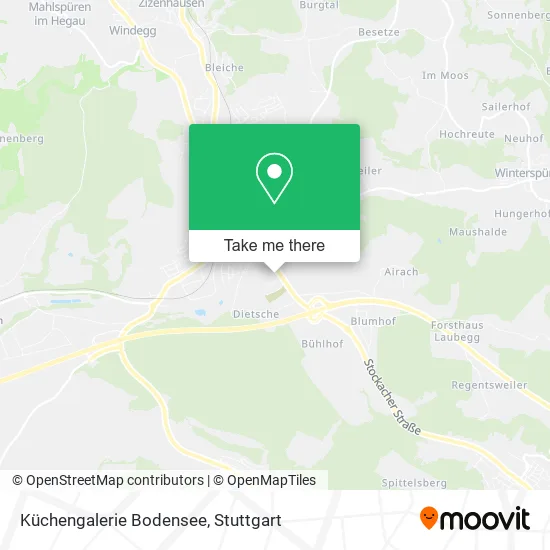 Карта Küchengalerie Bodensee