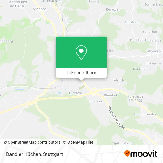 Карта Dandler Küchen