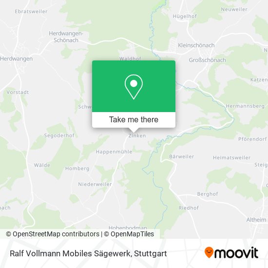 Ralf Vollmann Mobiles Sägewerk map