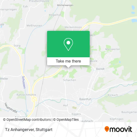 Карта Tz Anhangerver