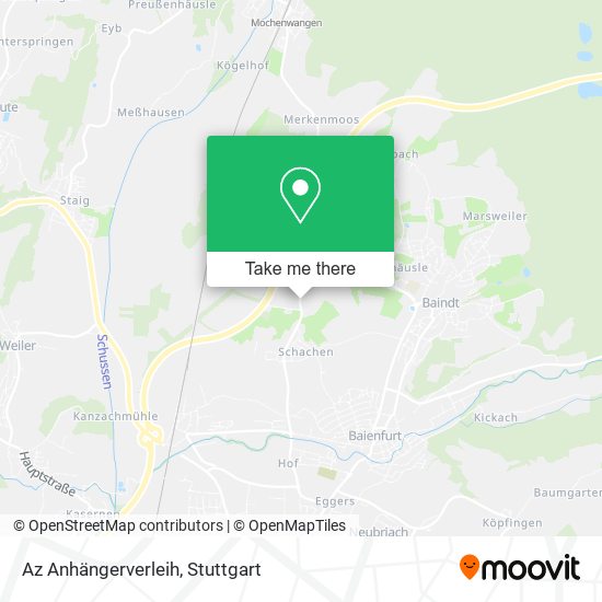 Карта Az Anhängerverleih