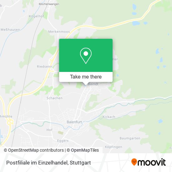 Postfiliale im Einzelhandel map