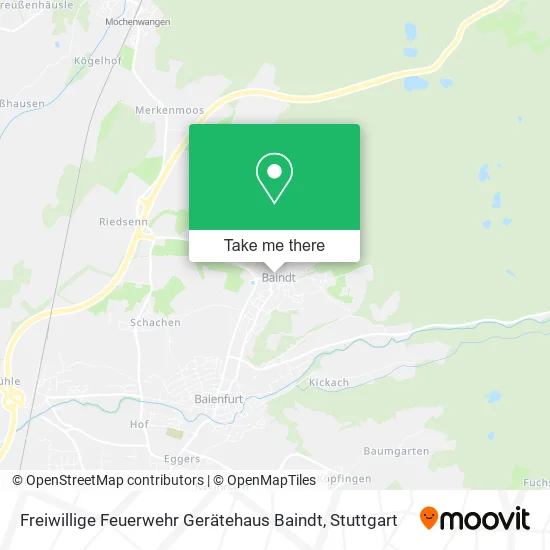 Карта Freiwillige Feuerwehr Gerätehaus Baindt