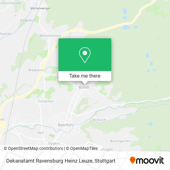 Dekanatamt Ravensburg Heinz Leuze map