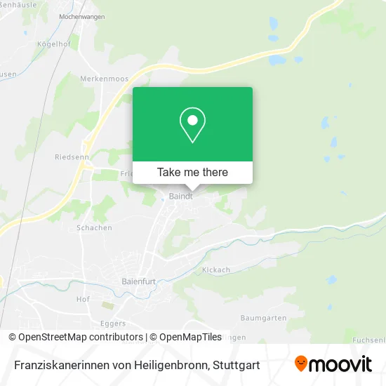 Карта Franziskanerinnen von Heiligenbronn