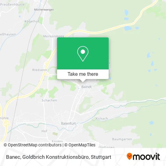 Карта Banec, Goldbrich Konstruktionsbüro