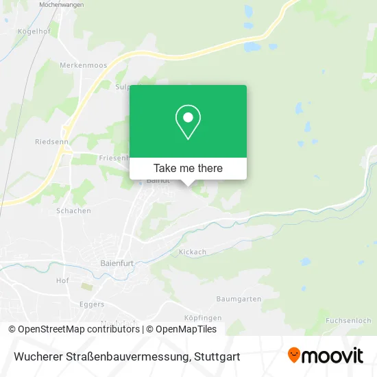 Карта Wucherer Straßenbauvermessung