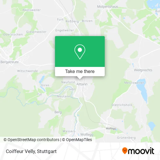 Карта Coiffeur Velly