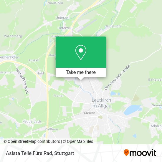Asista Teile Fürs Rad map