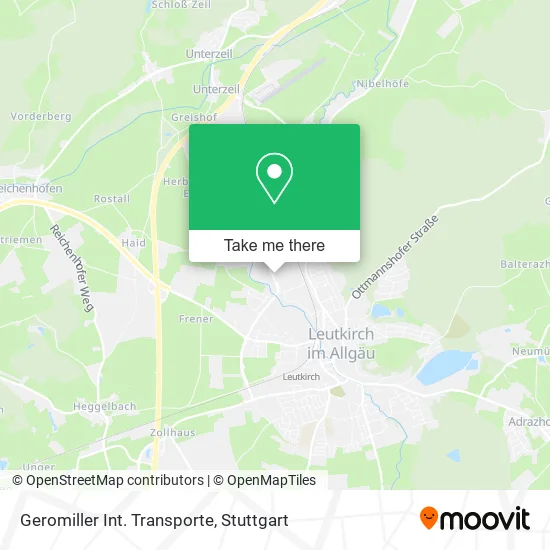 Карта Geromiller Int. Transporte
