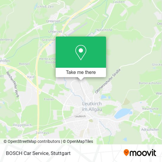 BOSCH Car Service map