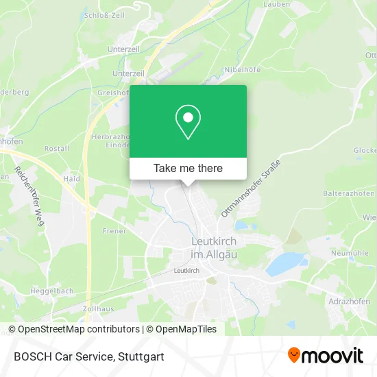 Карта BOSCH Car Service