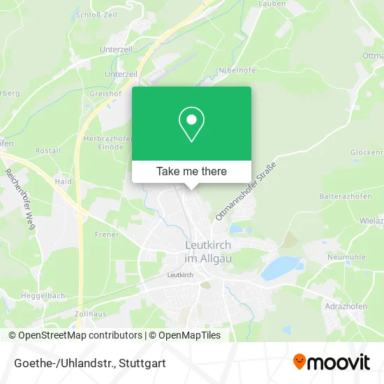 Карта Goethe-/Uhlandstr.