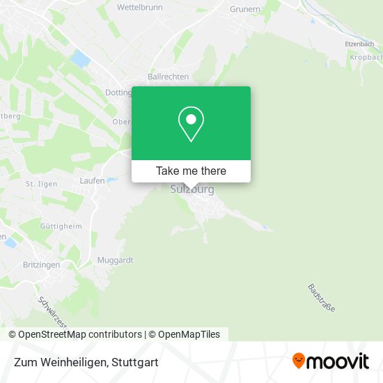 Карта Zum Weinheiligen
