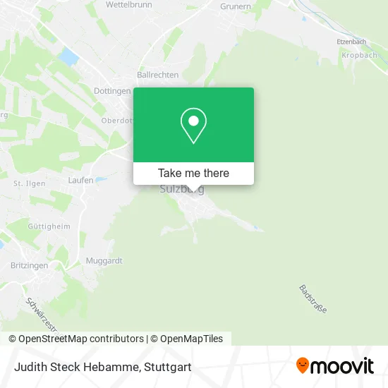 Карта Judith Steck Hebamme