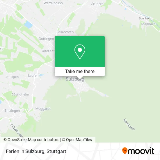 Карта Ferien in Sulzburg