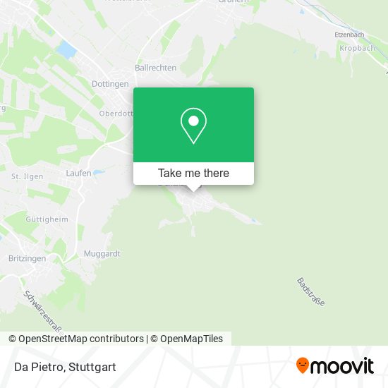 Карта Da Pietro