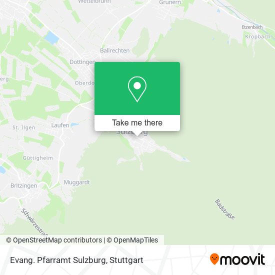 Карта Evang. Pfarramt Sulzburg