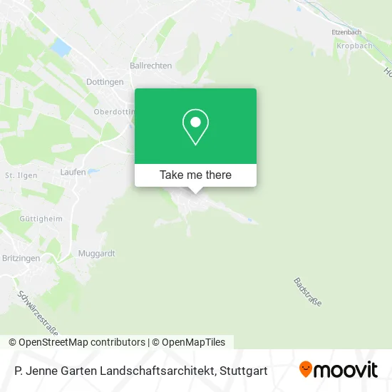 Карта P. Jenne Garten Landschaftsarchitekt