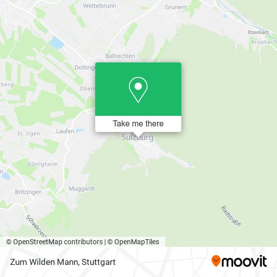 Карта Zum Wilden Mann