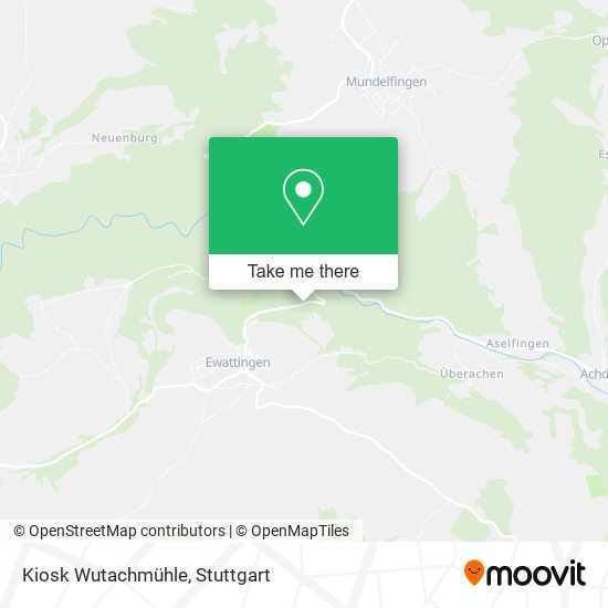Kiosk Wutachmühle map
