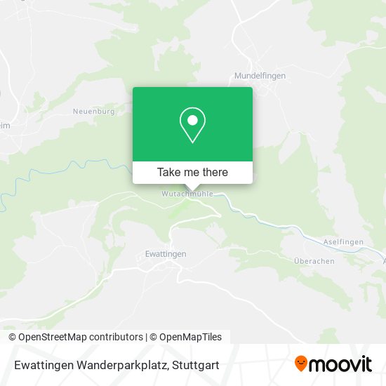 Ewattingen Wanderparkplatz map