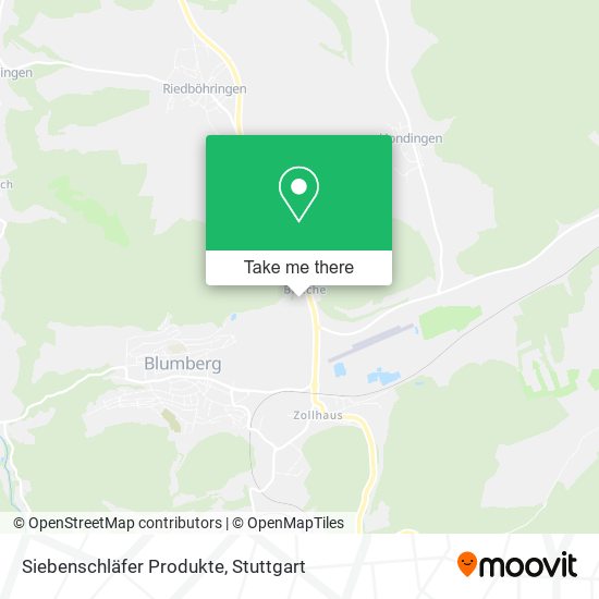 Siebenschläfer Produkte map