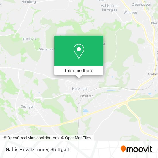 Карта Gabis Privatzimmer