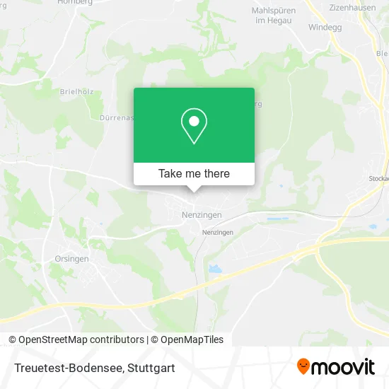 Карта Treuetest-Bodensee
