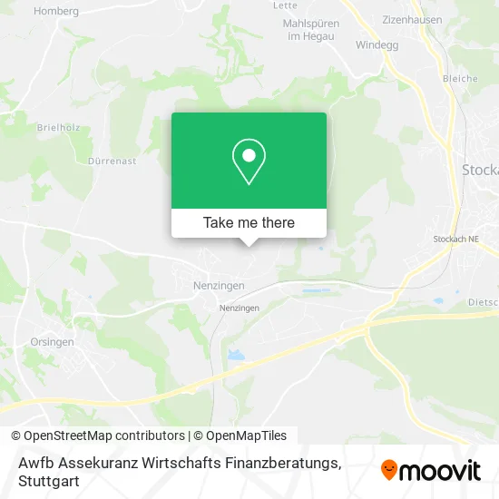 Карта Awfb Assekuranz Wirtschafts Finanzberatungs