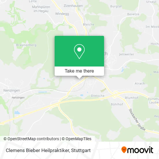 Карта Clemens Bieber Heilpraktiker