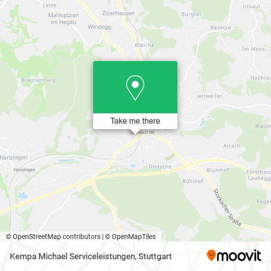 Kempa Michael Serviceleistungen map
