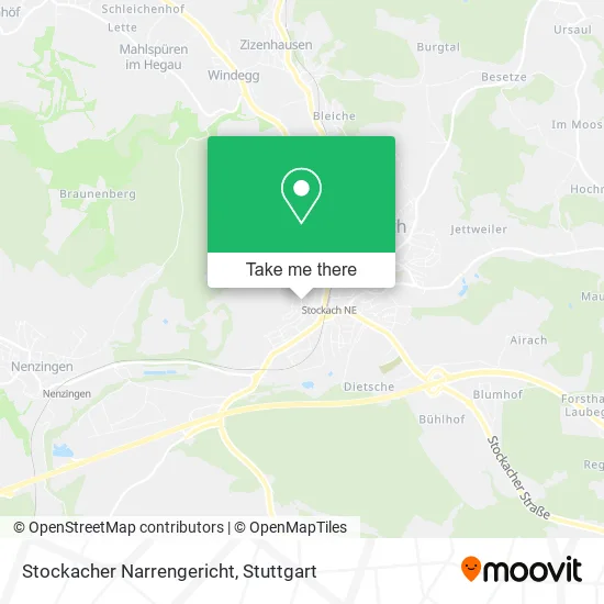 Карта Stockacher Narrengericht