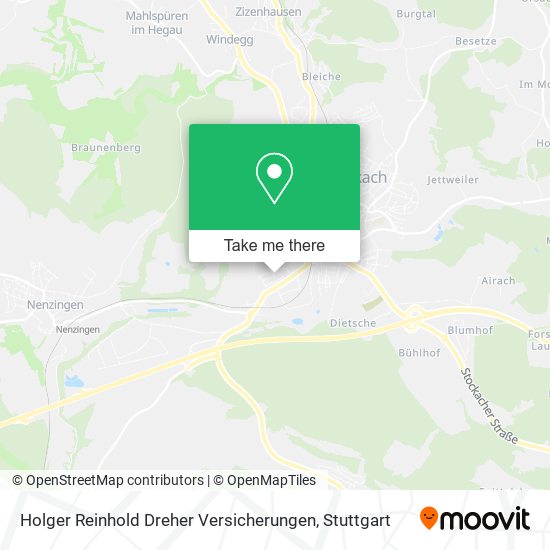 Holger Reinhold Dreher Versicherungen map