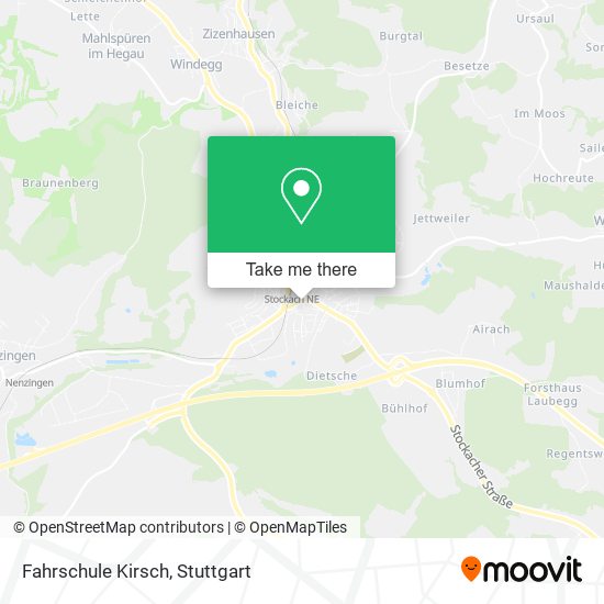 Карта Fahrschule Kirsch