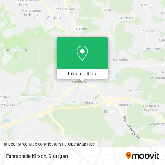 Карта Fahrschule Kirsch