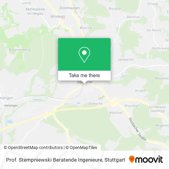 Prof. Stempniewski Beratende Ingenieure map