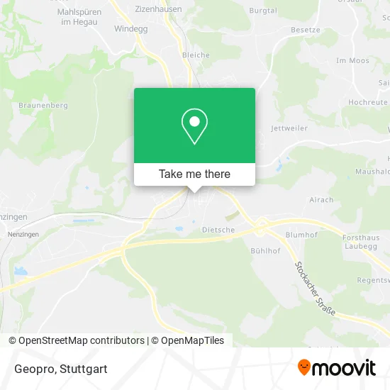 Geopro map