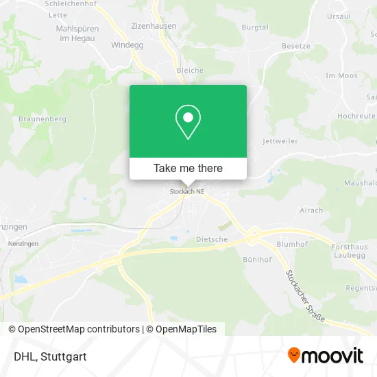 Карта DHL