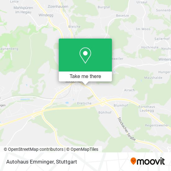 Карта Autohaus Emminger