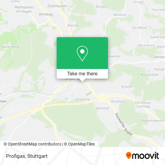 Карта Profigas