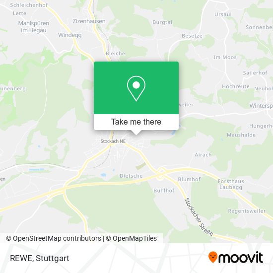 REWE map