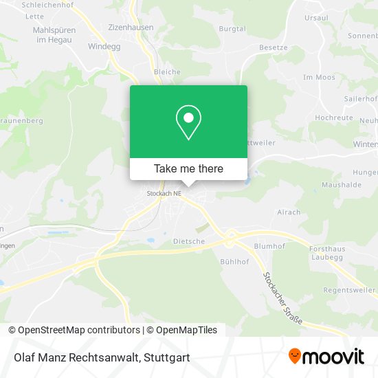 Olaf Manz Rechtsanwalt map