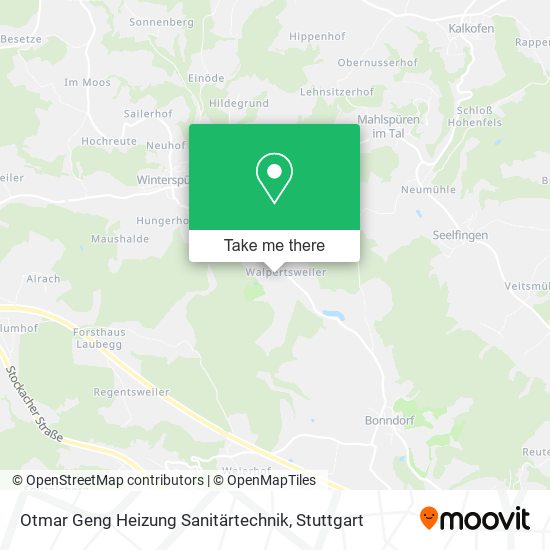Otmar Geng Heizung Sanitärtechnik map