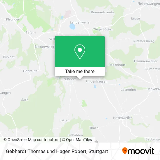 Карта Gebhardt Thomas und Hagen Robert