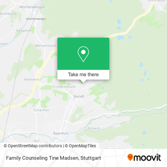 Карта Family Counseling Tine Madsen