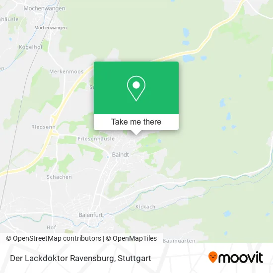Карта Der Lackdoktor Ravensburg